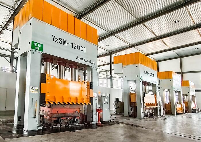 เครื่องอัดไฮดรอลิกพาเลทคอมโพสิตไฟเบอร์ 1200T