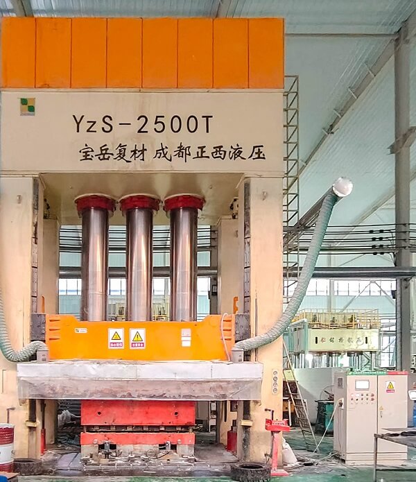 เครื่องจักรทำฝาปิดท่อระบาย FRP 2500T
